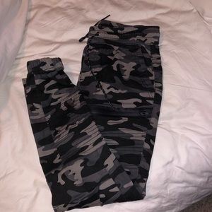 Army black joggers